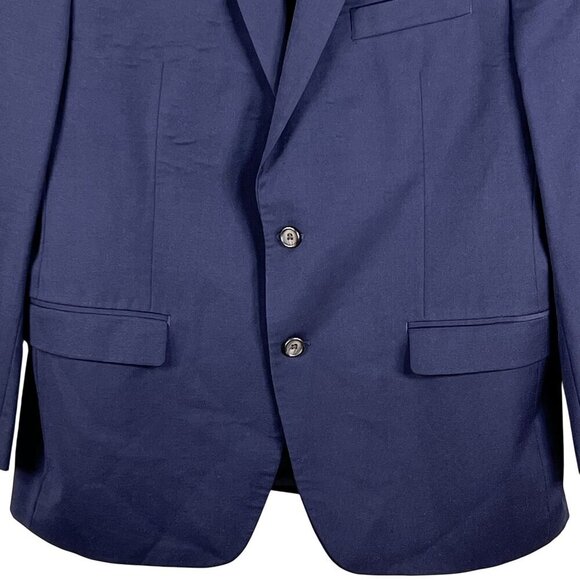 Lauren Ralph Lauren Mens 42R Navy Sport Coat Blazer Wool Quiet Luxury Timeless - Picture 6 of 13